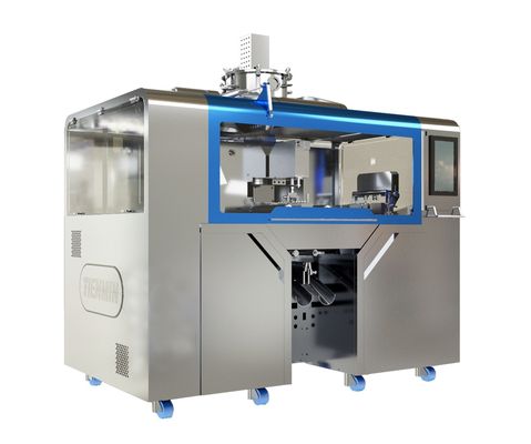 kwaliteit  Die Roll Speed 1-7rpm Ф150x320mm Six Generation Soft Capsule Machine Siemens Schneider Control System fabriek