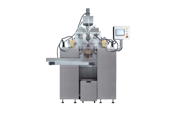 Die Roll Size Ф150x50mm Rolling Type Soft Gelatin Capsule Filling Machine met hoge vulnauwkeurigheid