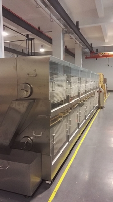 2x4 Arrangement 50kg Capaciteit zachte capsule tumbler droger met 18-30rpm Cage Speed