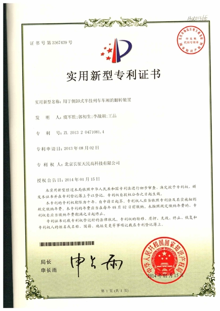 China TIENMIN Co.,LTD certificaten